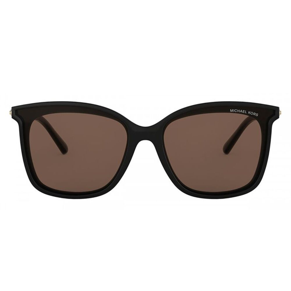 Michael Kors ZERMATT MK 2079U 333273 Black Plastic Square Sunglasses Brown Lens - Picture 2 of 3